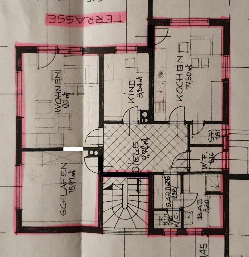Lechufer, 80M2, Haushaelfte Mit Privatem Eingang, Kaminofen, Terrasse, Garten 핀스방 외부 사진